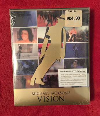 Sealed Michael Jackson's Vision: The Definitive Collection 3 Disc DVD Set 2010
