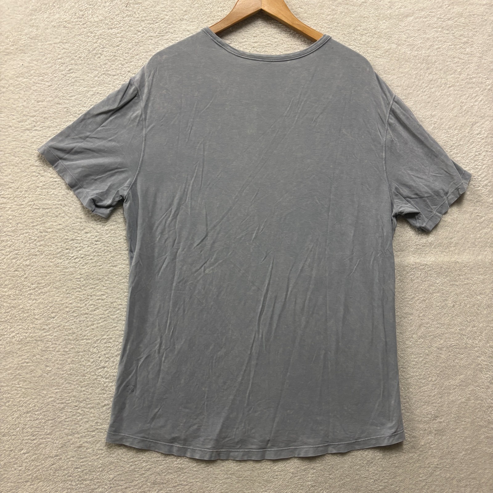 Lululemon 5 Year Basic T-Shirt Anchor Sun Wash Gray Crewneck Mens XL