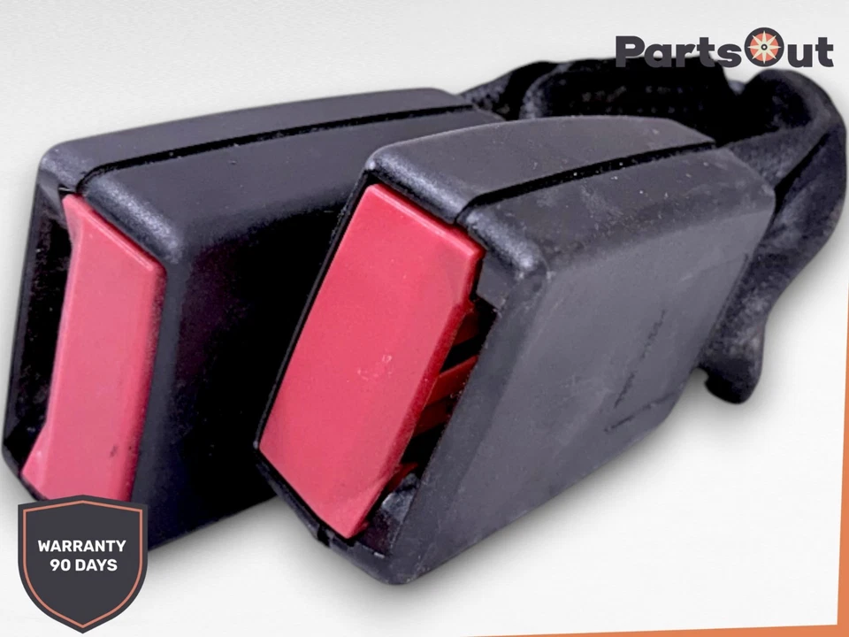 Jaguar XF XFR XFR-S 2009-2015 hebilla de cinturón de seguridad central trasero negro OEM Foto 3 de 4