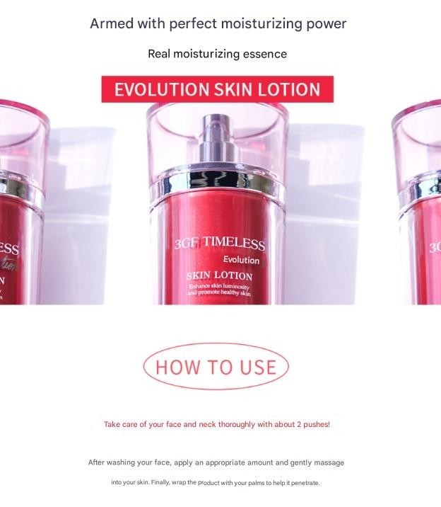 COSMURA 3GF Timeless Evolution Skin Lotion 120ml Moisturizing