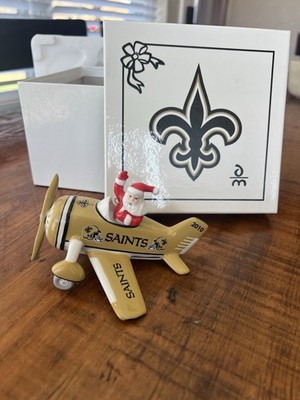NFL New Orleans Saints 2010 Christmas Ornament Airplane