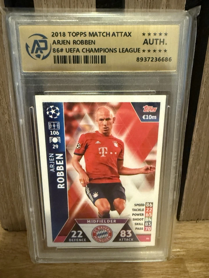 Сертифицированный RPA футбольный комплект Левандовски Роббен Терри 9–9,5 драгоценных камней новые наклейки/карты - Изображение 2 из 4