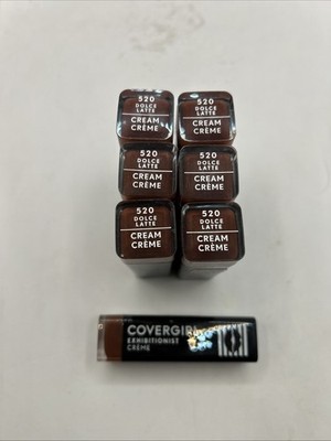 7x Covergirl Exhibitionist Creme Lipstick *#520 Dolce Latte* (9244-13C)