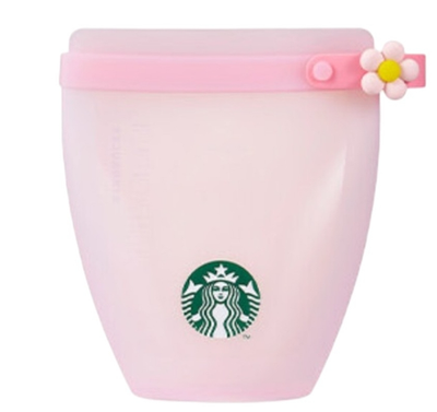 Starbucks Korea LocknLock Silicone Food Bag Reusable Storage