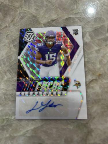 2024 Panini Mosaic Dallas Turner In Focus White Auto /25