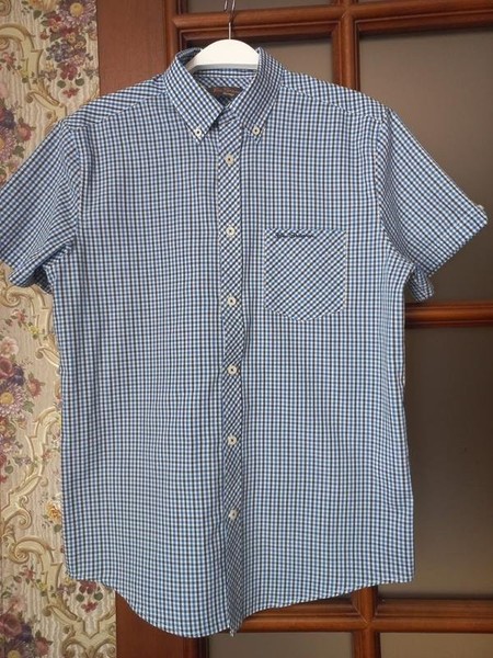 Men Ben Sherman Shirt White Polyester 36 / S / 44