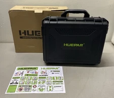 Huepar W04CG 16 Lines 4D Cross Line Laser Level Green Beam Line W/ LCD Screen