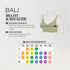 Bali Comfort Revolution ComfortFlex Fit Seamless 2-Ply Wireless Bra