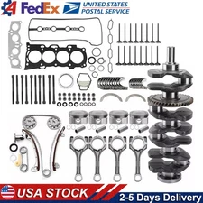 For Toyota 2AZ-FE 2.4L Engine Overhaul Rebuild Kit w/ Crankshaft Rods Timing Kit