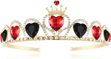Descendant Red Crown with Black Hearts Descendant 4 Rise of Red Costume Queen of