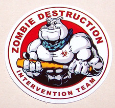 Zombies - Die Cut Sticker Decal Horror Tv Movie Zombie Apocalypse Biohazard