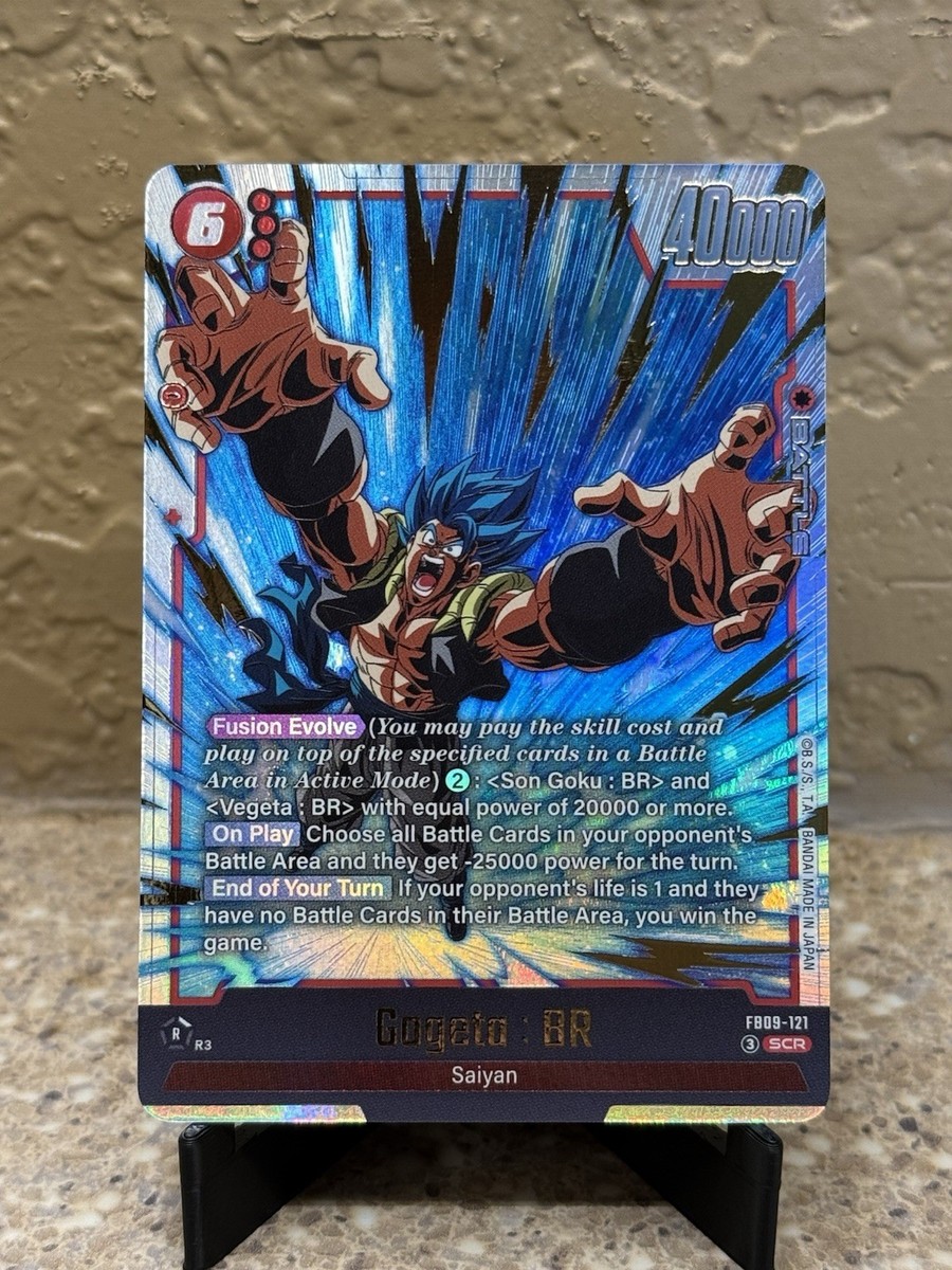Gogeta : BR FB09-121 SCR Dual Evolutions Dragon Ball Super Fusion