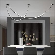 Creative Acrylic Chandelier Modern Hanging Pendant Lights for Bedroom Staircase