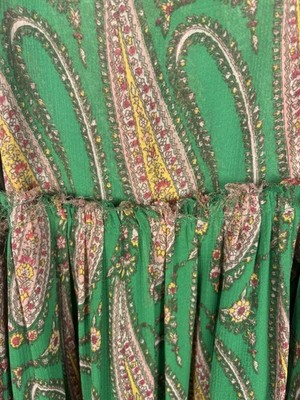 green emerald velvet dress All The Fun Green Paisley Midi Dress  Shop the Mint