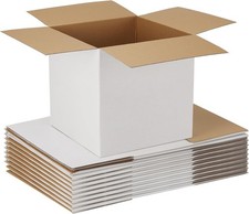 12x12x12 Shipping Boxes 10 Pack Corrugated Cardboard Mailer Packaging Moving Sto