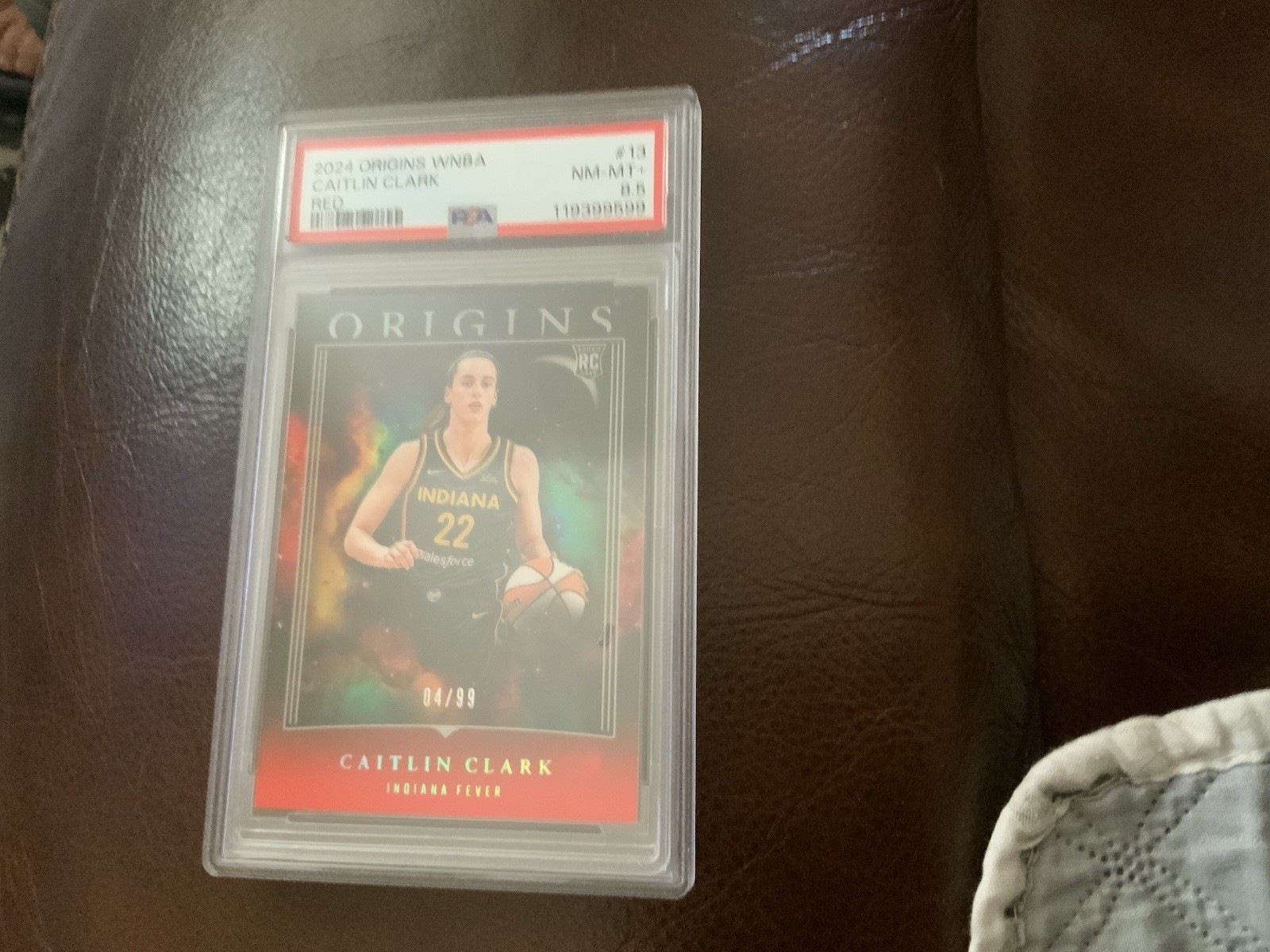 2024 Panini Origins WNBA Caitlin Clark #13 Red /99 (RC), Low Pop