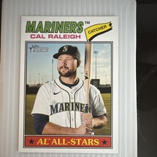 Topps 2025 Heritage Cal Raleigh #269 Seattle Mariners All-Stars Baseball Card