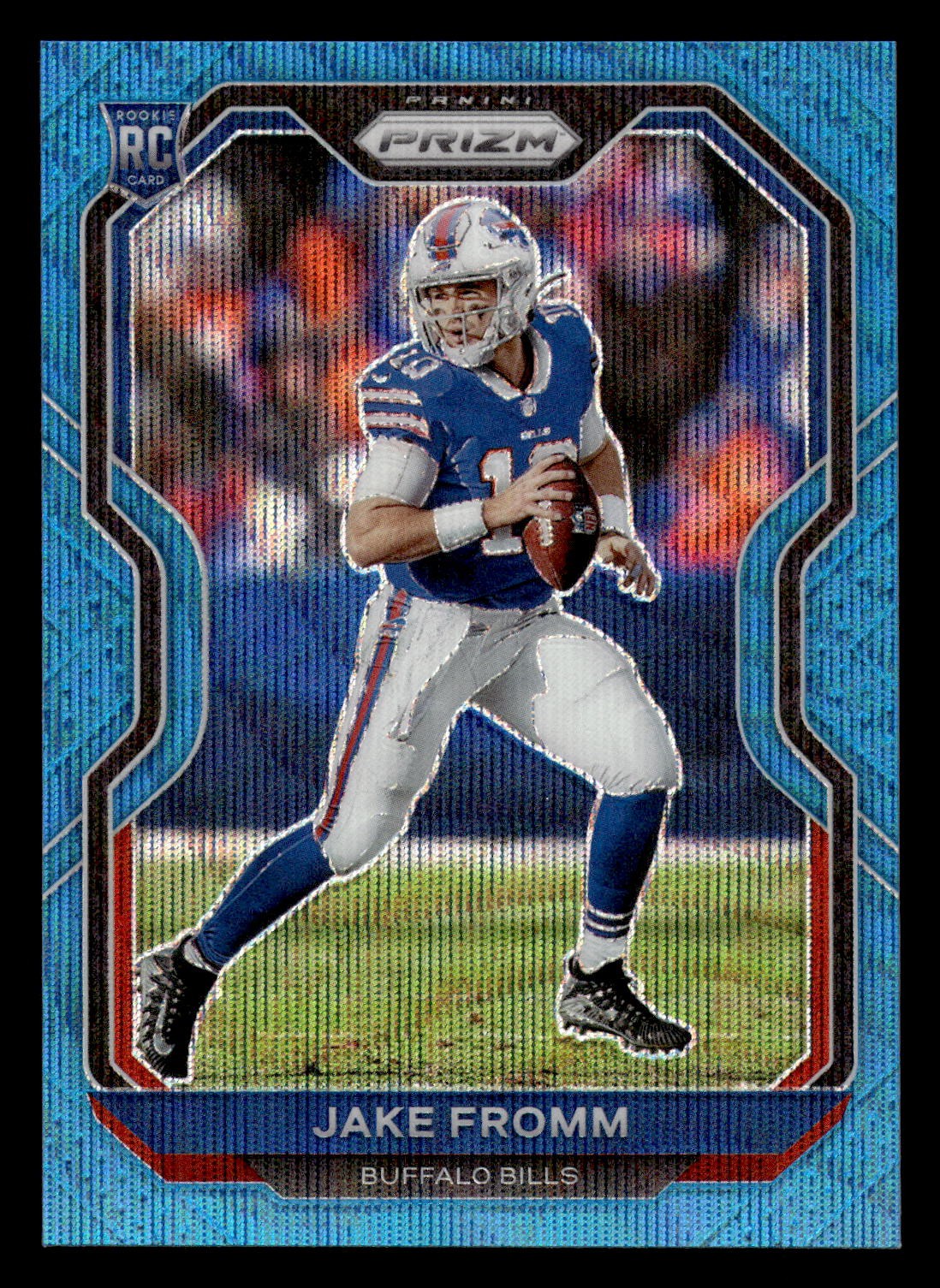 2020 Panini Prizm #310 Jake Fromm Prizm Blue Wave #/199