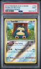 2019 POKEMON SUN & MOON UNBROKEN BONDS #158 SNORLAX-REVERSE FOIL PSA 9