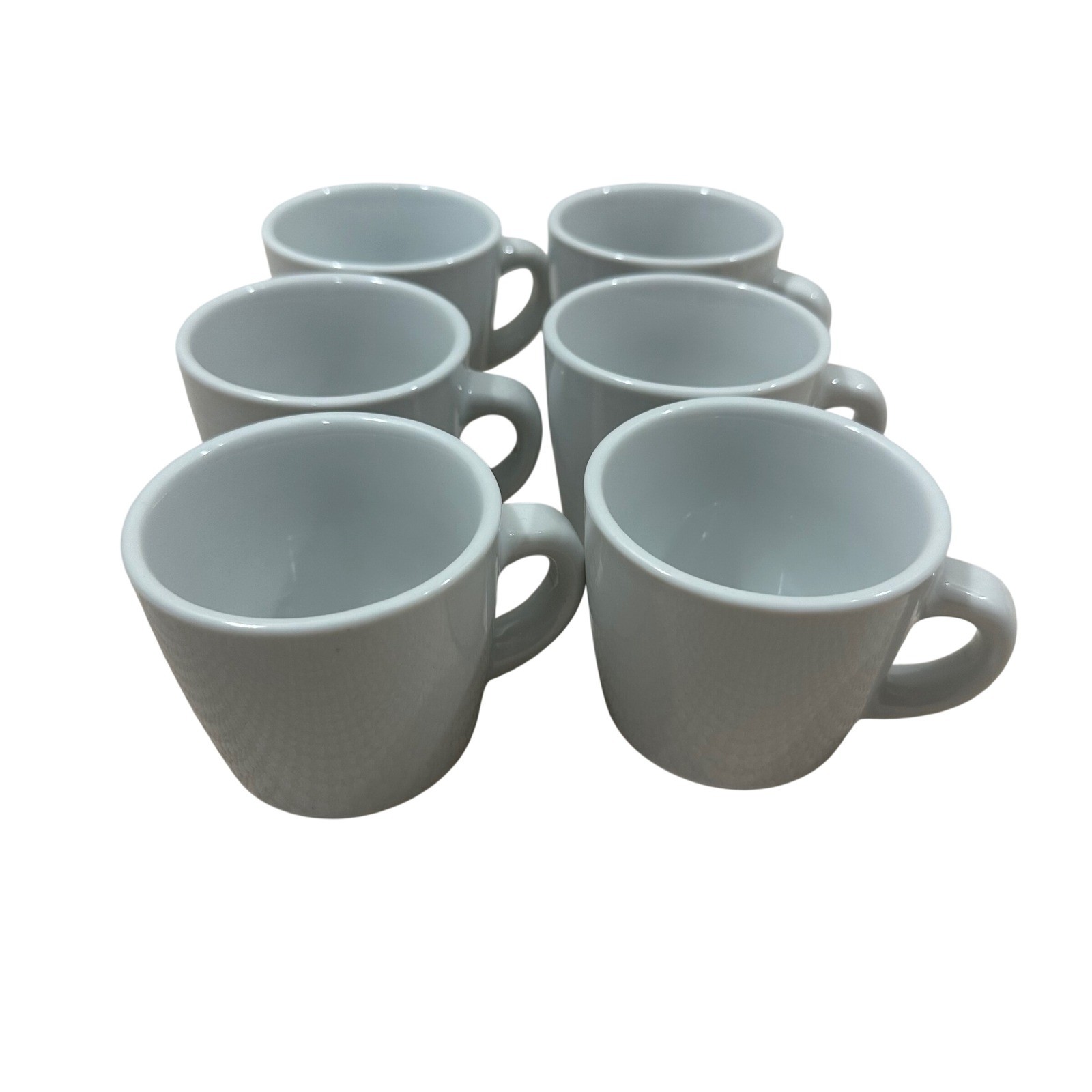 Williams Sonoma Everyday Dinnerware White Espresso Cups Demitasse Set of 6