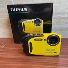 FUJIFILM FinePix XP70 Yellow Compact Digital Camera Near Mint Tested Japan