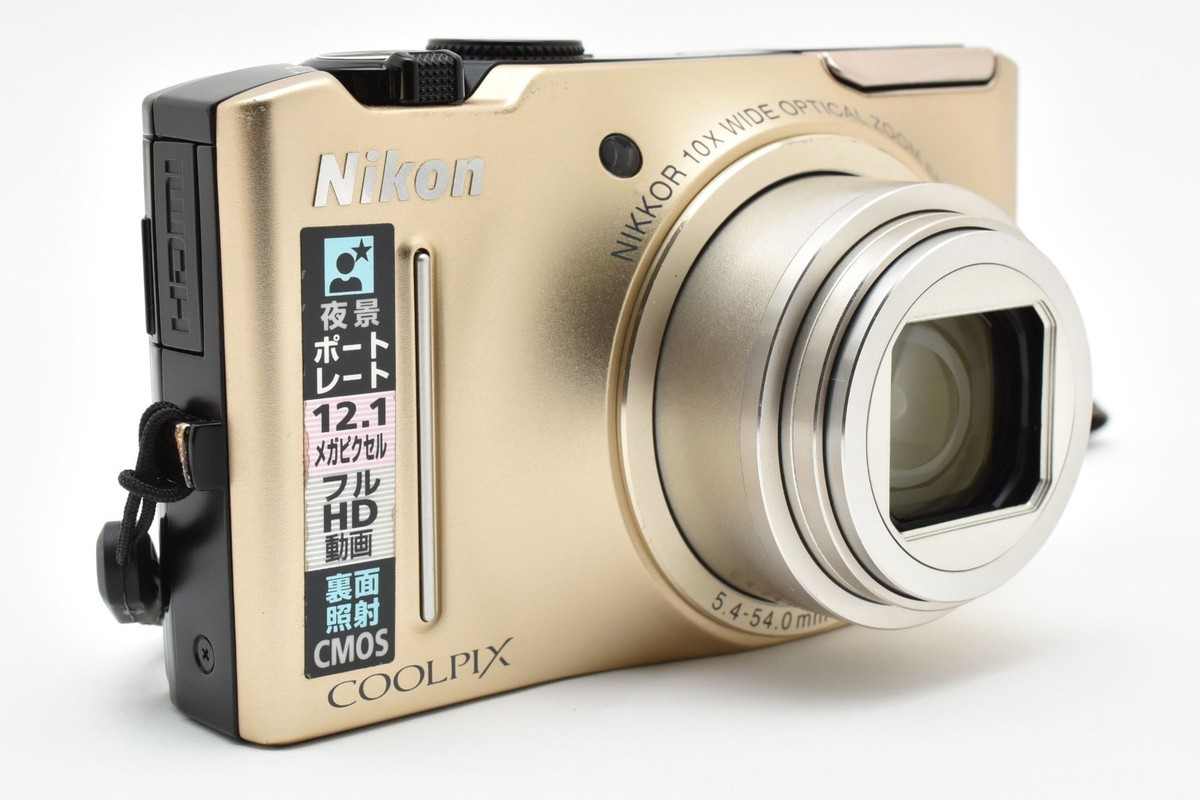 Nikon COOLPIX S8100 Gold 12.1MP Compact Digital Camera