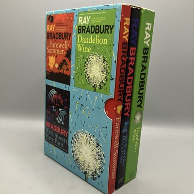Ray Bradbury Book Box Set Dandelion Wine Paris Summer  Paperback 