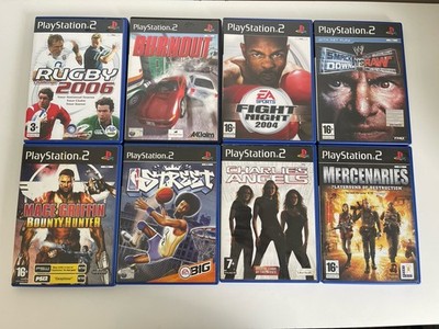 Playstation 2 PS2 Spiele Konvolut 8 Spiele gemischte Titel komplett mit Anleitungen