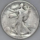 * 1927-S Walking Liberty Half Dollar 90% Silver As Shown