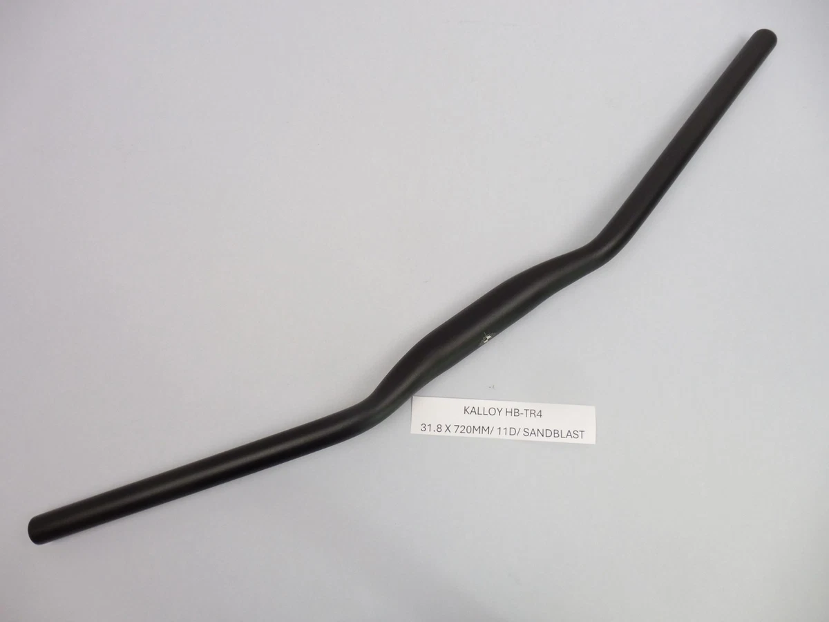Kalloy HB-FB11L Mountain Bike Flat Handlebar – 31.8mm, 660mm, 9° Sweep, Aluminum, Silver Or Black