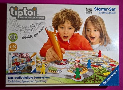 Ravensburger tiptoi Starter-Set mit Stift Die Englisch-Detektive