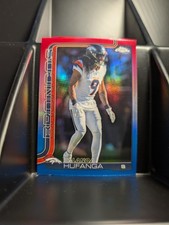 Topps chrome 2025 Talanoa Hufanga Red White Blue Denver Broncos  #94
