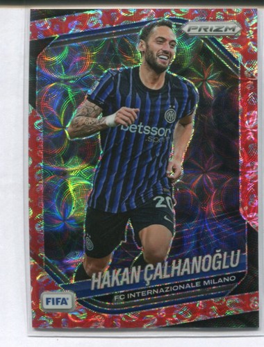 2025-26 PANINI PRIZM FIFA #80 HAKAN CALHANOGLU CHOICE SNAKE YEAR 34/48 G118