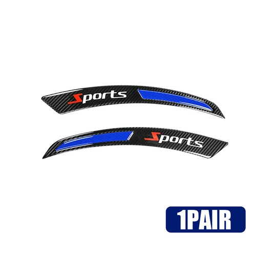 Auto Car Wheel Eyebrow Strip Fender Arch Carbon Fiber Protector Sticker Decor - Picture 3 of 4