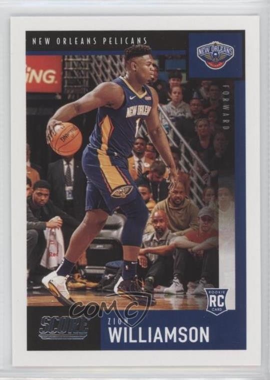 2019-20 Panini Chronicles Score Zion Williamson #614 9m2
