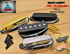 G.M. Tele "The Standard" Pickups for Telecaster Alnico V Chrome, Black, Gold
