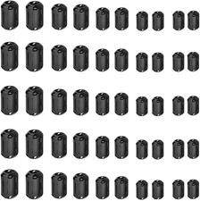 50PCS Ferrite Ring Core Ferrite Beads Clip RFI EMI Noise Suppressor Cable Clip f