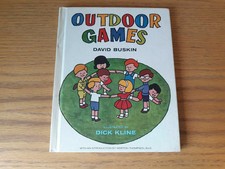 Outdoor Games David Buskin Hardcover 1966 Illustrated Dick Kline 3rd Printing