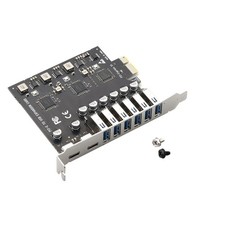 Expansion Card PCIE to 8 Port USB 3.2 Gen1 Controller Type C 5Gbps Converter