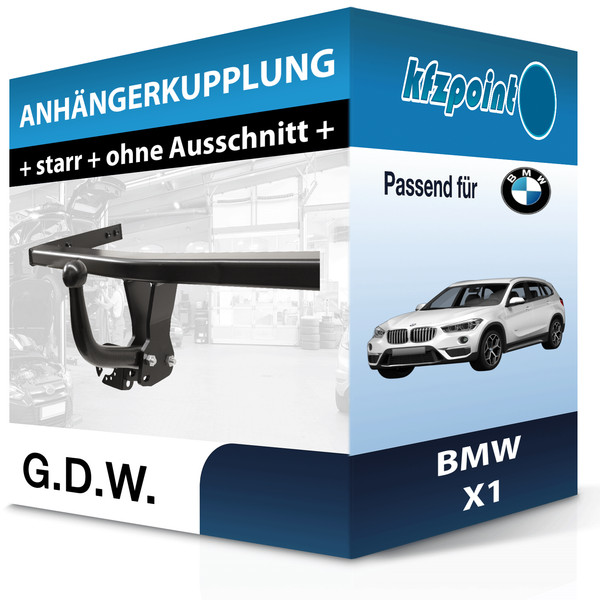 für BMW X1 10.2009-09.2015 G.D.W. AnhäNgerkupplung Starr Neu-image