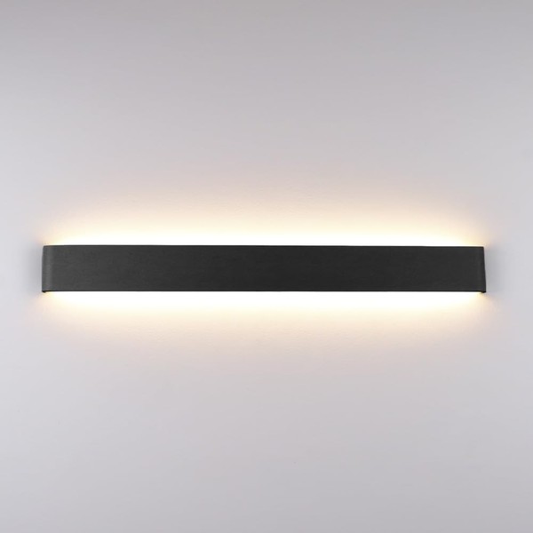 LED Wandlampe 30W 91Cm 3000LM Warmweiß Schwarz-image