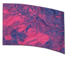 COLOR GUARD FLAGS NEON FLUX SILKS - NEW - 36" x 54" Standard Curved