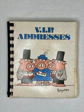 1980s Vintage Address Book - Novelty Office Stationary - James M. Wiggins
