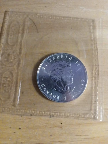 Canada $1 Dollar 2006 NGC MS-64 silver KM#718 Elizabeth II - Timber Wolf