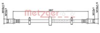 Original Metzger Bremsschlauch 4111492 FüR Iveco
