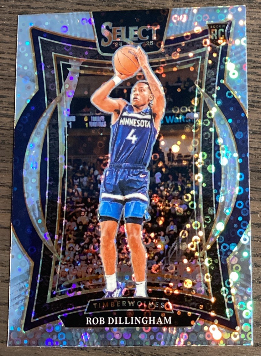 2024-25 Select Rob Dillingham Concourse RC Disco Prizm #84 Timberwolves