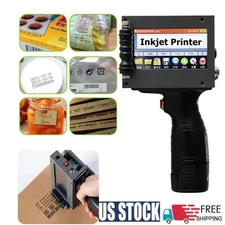 Handheld Inkjet Printer for Flat Surface for QRCode Barcode Production Date