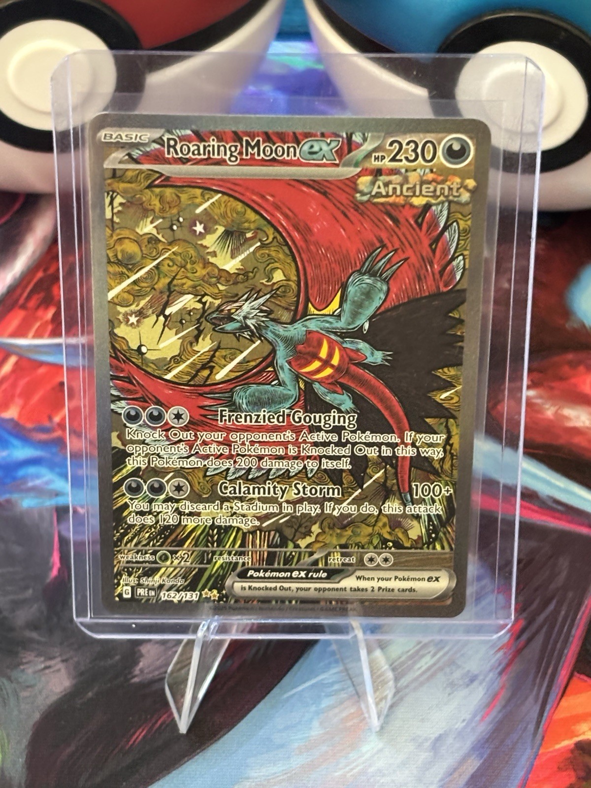 Roaring Moon ex 162/131 Sv: Prismatic Evolutions Holo
