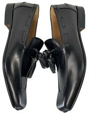 RARE NEW VIVIENNE WESTWOOD BLACK TASSEL LEATHER TUESDAY LOAFERS MENS 45EU ~ $975