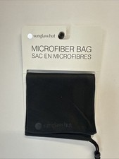 Sunglass Hut Glasses Microfiber Sleeve Cloth Bag Black